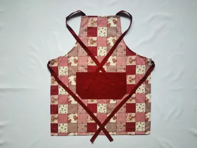 Kuchyňská zástěra patchwork