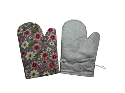 Chňapky kvítka na šedé Alutex - pár