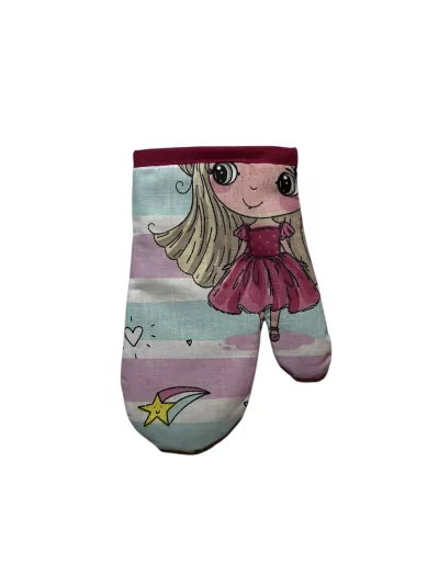 Dětská chňapka duhová princezna