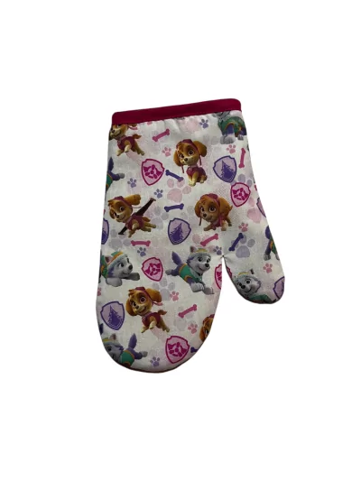 Dětská chňapka tlapková patrola růžová