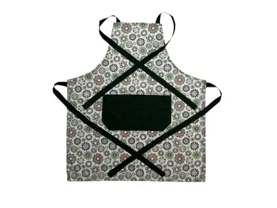 Kuchyňská zástěra 2barevné mandaly