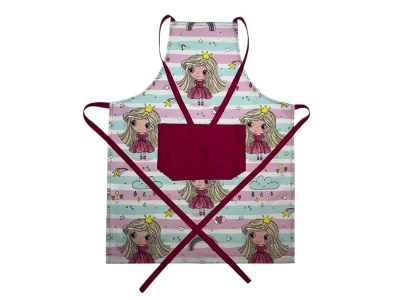 Dětská zástěra duhová princezna