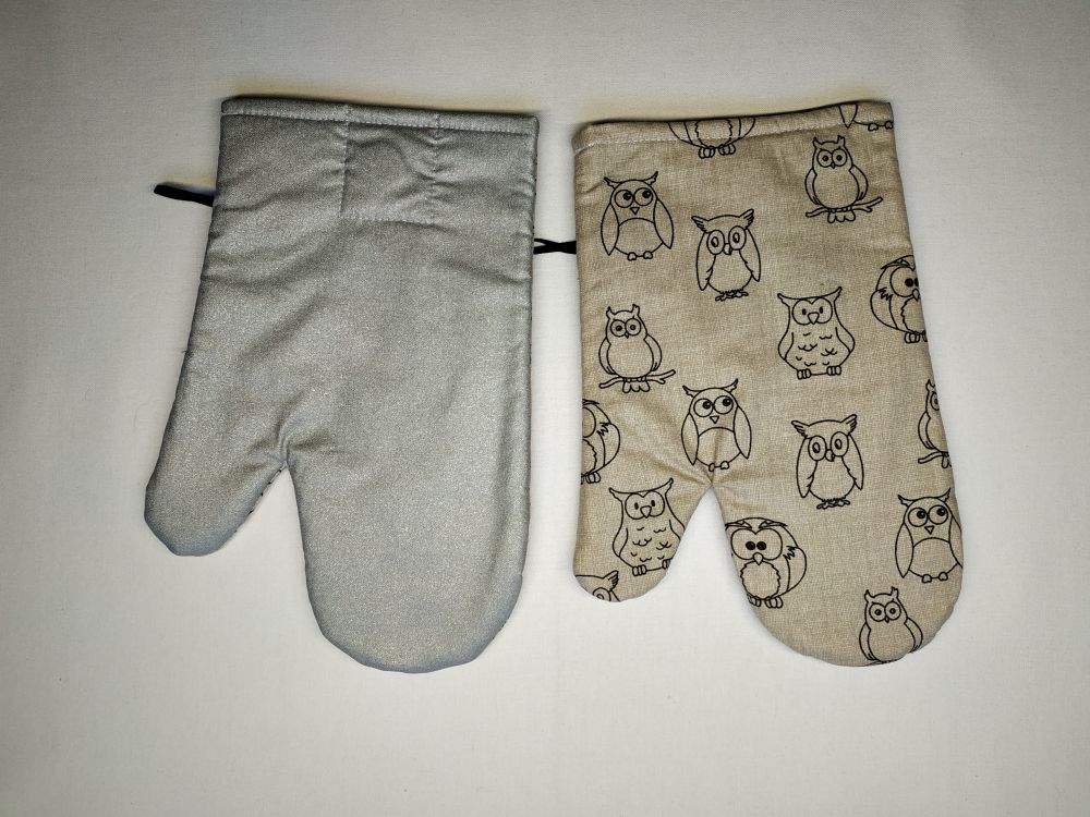 Chňapky sovy Alutex - pár