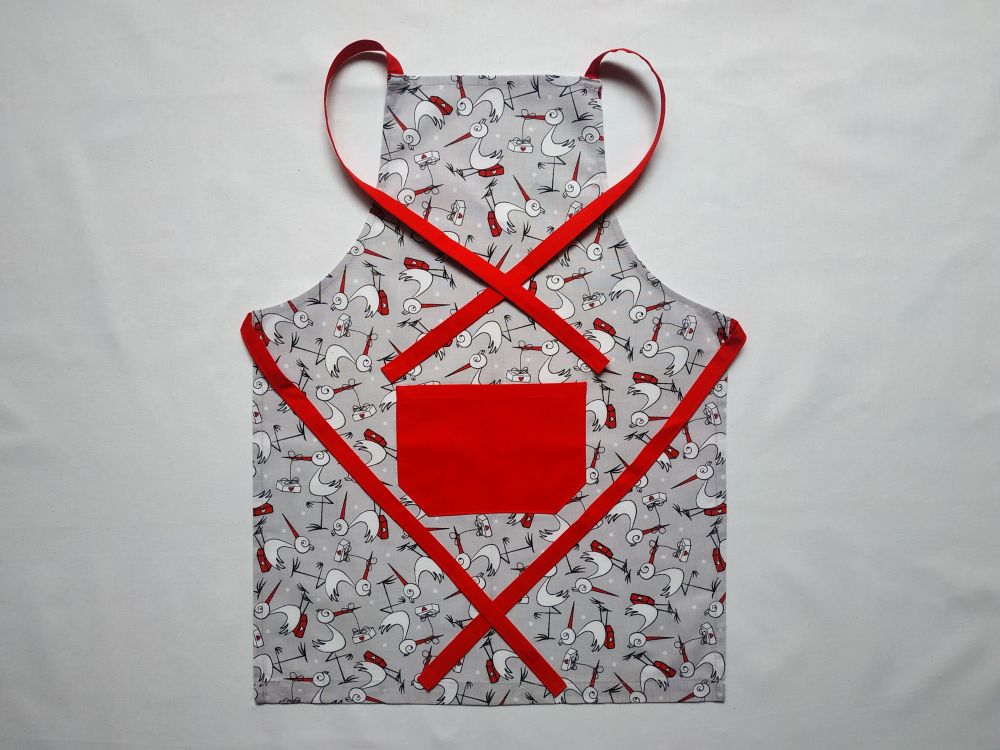 Dětská zástěra čápi