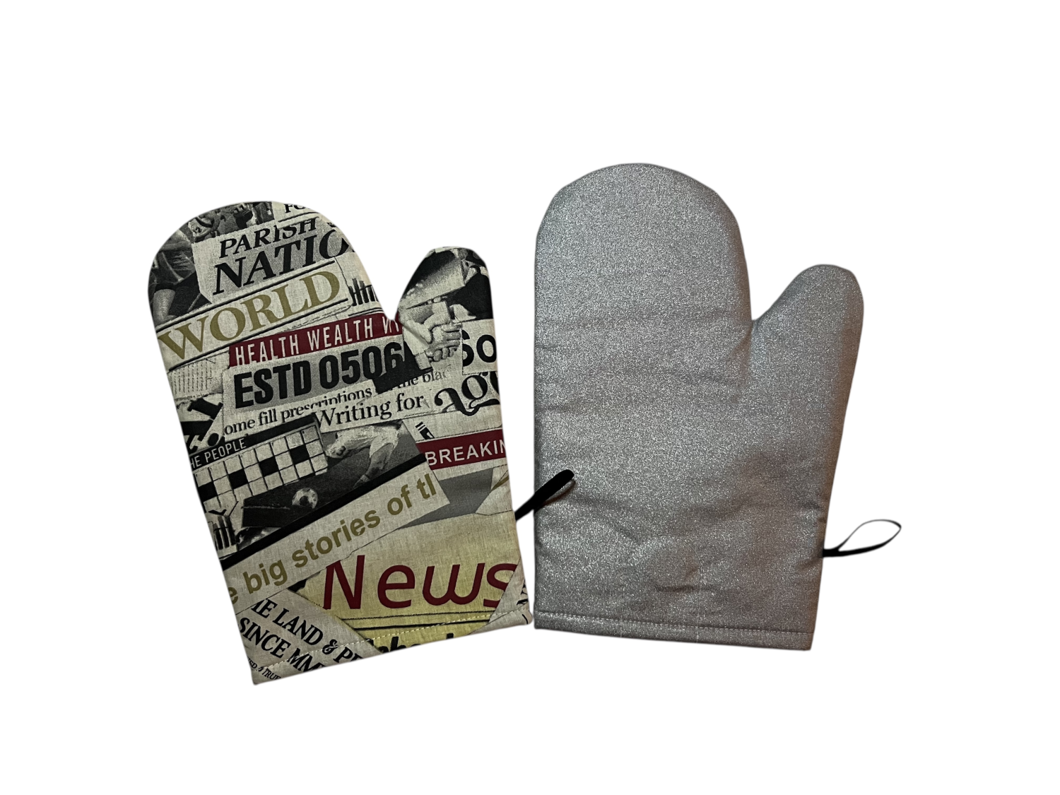 Chňapky novinové titulky Alutex - pár