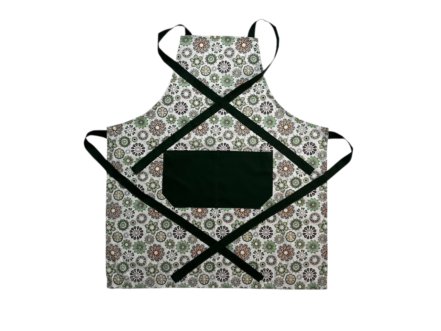 Kuchyňská zástěra 2barevné mandaly